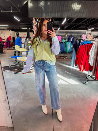 Josie Color Block Pullover