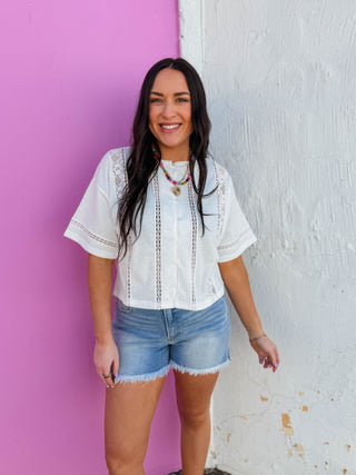 Charlotte Top-Off White
