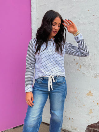Pattern Play Top-Ivory