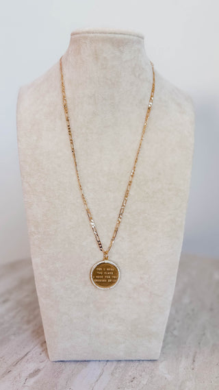 Jeremiah 29:11 Gold Necklace