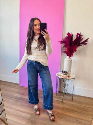 Good Vibes Sweater-Cream