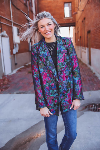 Ramona Floral Blazer