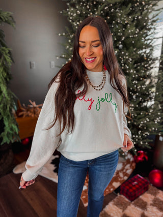 Holly Jolly Textured Top