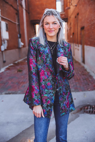 Ramona Floral Blazer