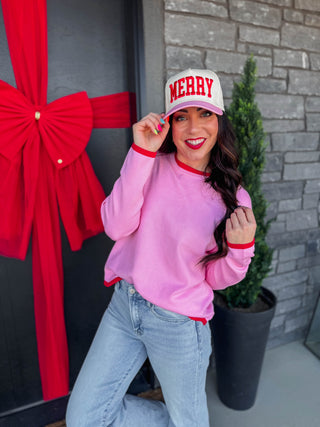 Merry 3D Embroidered Hat