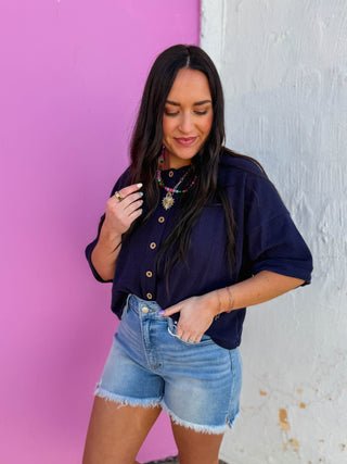 Dani Waffle Knit Top
