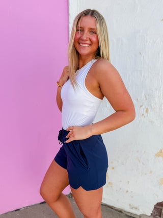 On The Move Tank-White