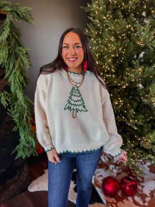 Frosted Pines Sweater