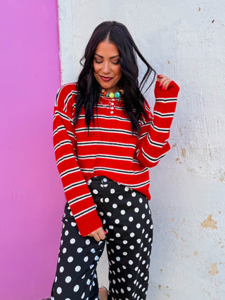Elevate your everyday style with the Reese Striped Henley Sweater. This classic henley features charming stripe detailing, a timeless round neckline, and refined shell button accents for subtle sophistication.
house of color Winters
shop by color season