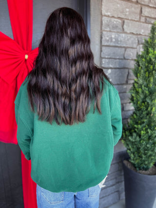 Holiday Season Embroidered Crew