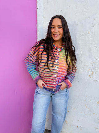 Rainbow Rush Cardigan
