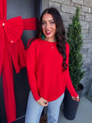 Noelle Waffle Knit Sweater