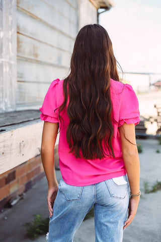 Mandy Top-Hot Pink