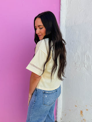 Charlotte Top-Butter Yellow