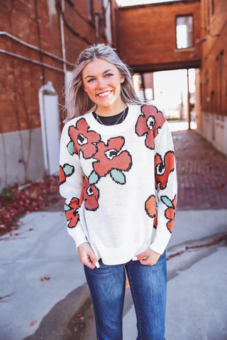 Abigail Floral Sweater