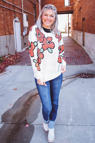 Abigail Floral Sweater