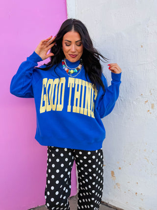Good Things Reversible Polka Dot Mock Neck