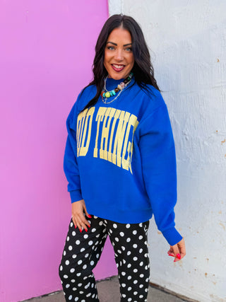 Good Things Reversible Polka Dot Mock Neck