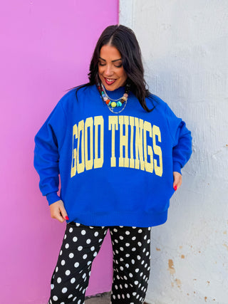 Good Things Reversible Polka Dot Mock Neck