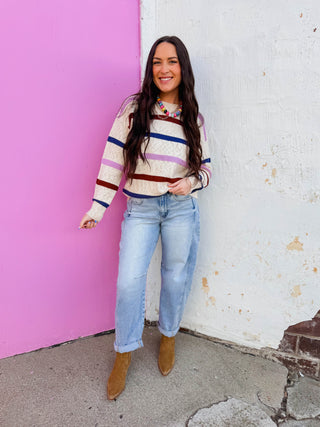 Stephanie Sweater-Taupe