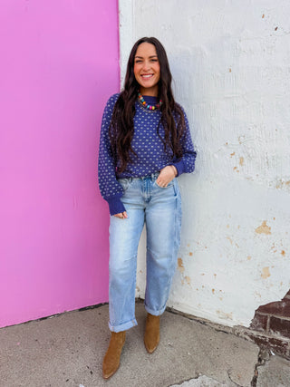 Jenna Sweater-Purple