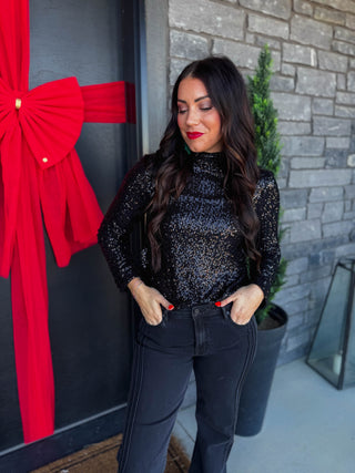 Midnight Magic Sequin Top
