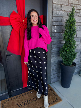 Louise Sweater-Magenta