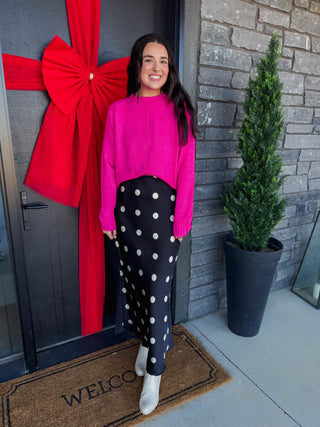 Louise Sweater-Magenta