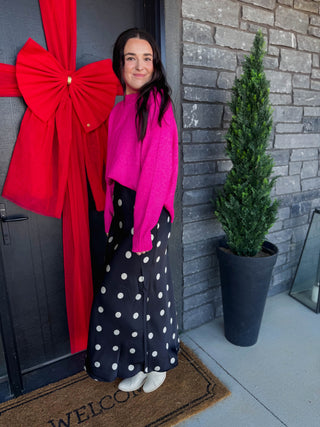 Louise Sweater-Magenta