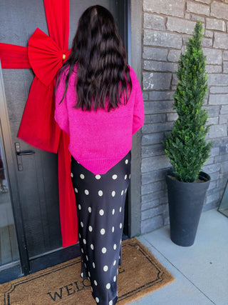 Louise Sweater-Magenta