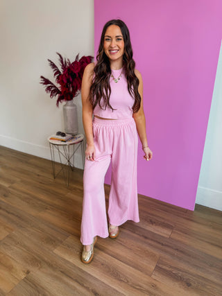 Feel Good Lounge Pants-Ballet Pink