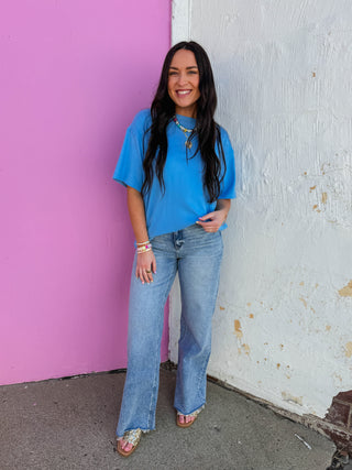 Kenzie Tee-Denim Drift