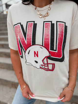 Nebraska Helmet Tee