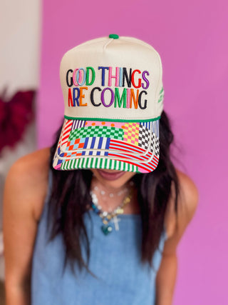 Good Things Are Coming Trucker Hat