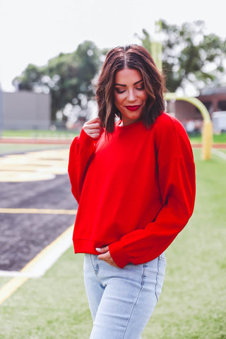 Ashton Crewneck-Red