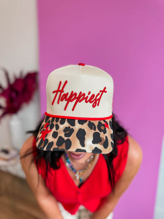 Happiest Leopard Trucker Hat