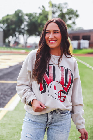 Nebraska Helmet Sweatshirt