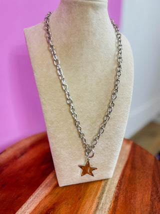 Shine Baby Shine Silver Necklace