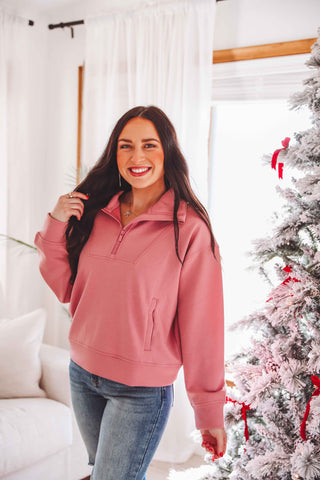 DOORBUSTER-Caylie Pullover-Light Rose