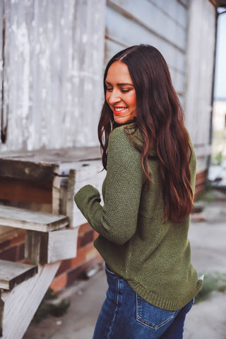 Lola Sweater-Olive