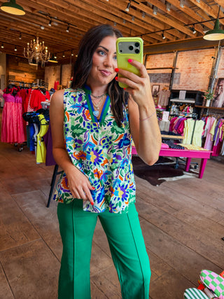 Trendsetter Pants-Green