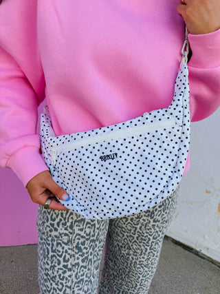 Pearl Dot Crescent Bag - Brixley