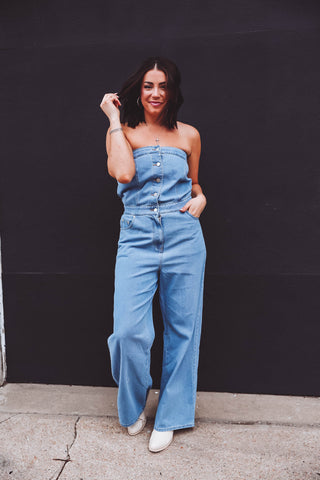 Kelsey Denim Jumpsuit