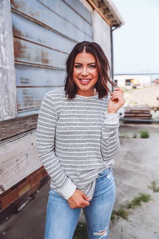 Meg Striped Top