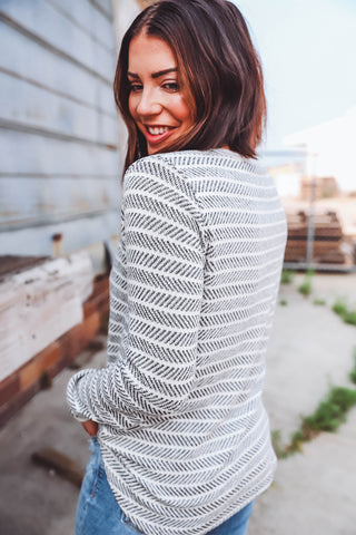 Meg Striped Top