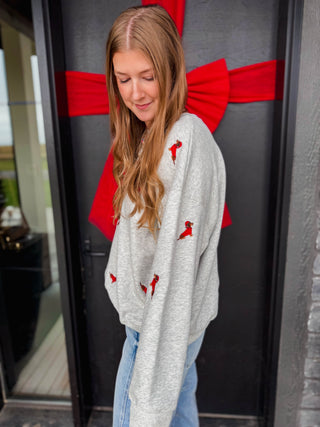 Santa Paws Embroidered Crewneck