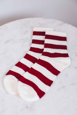 Christmas Striped Socks