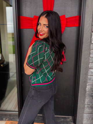 Tinsel Time Knit Top