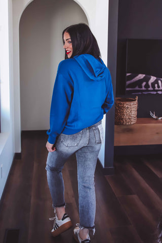 Micah Hoodie-Classic Blue