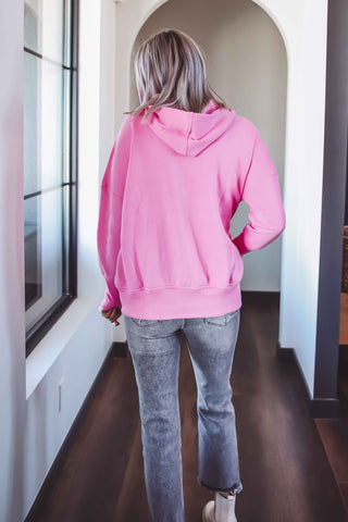 Kara Hoodie-Candy Pink